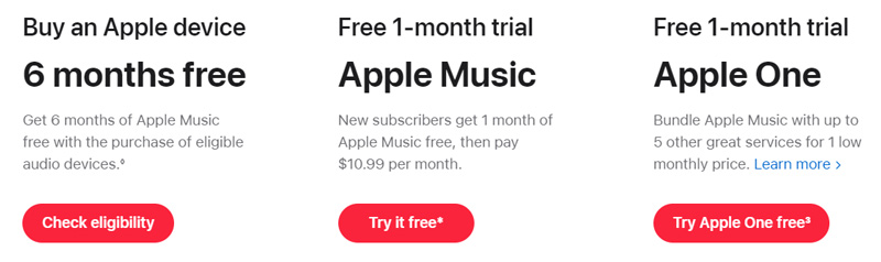 Prueba gratuita de Apple Music