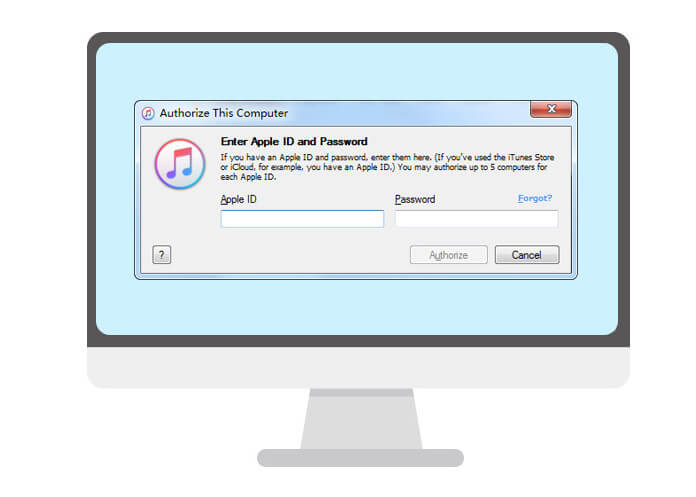 Autorizar o desautorizar computadora en iTunes
