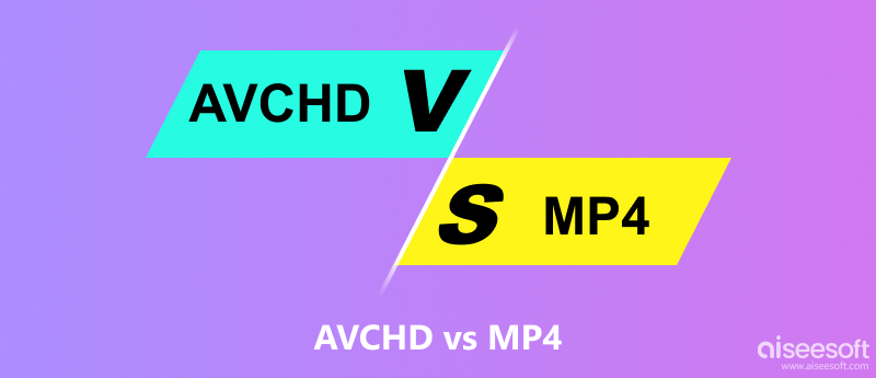 AVCHD vs MP4