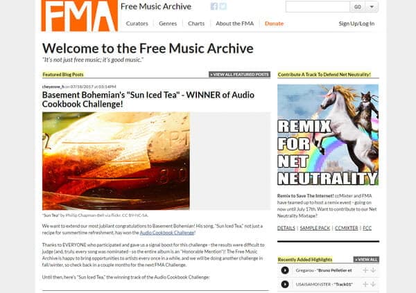 Archivo de música gratis