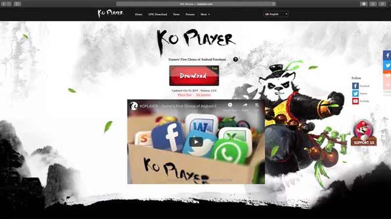 Captura de pantalla de KOPlayer