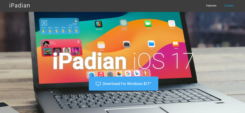 Reproductor de aplicaciones iPadian para iOS