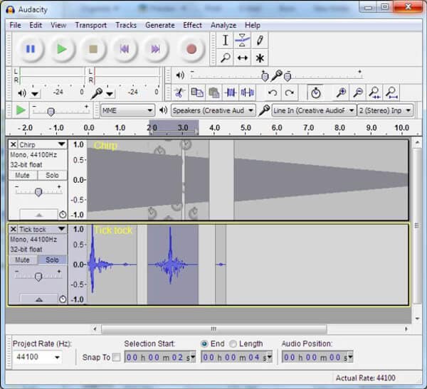 El mejor software de edición de audio - Audacity