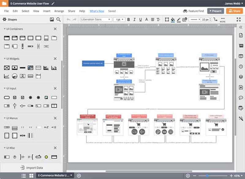 Aplicación LucidChart