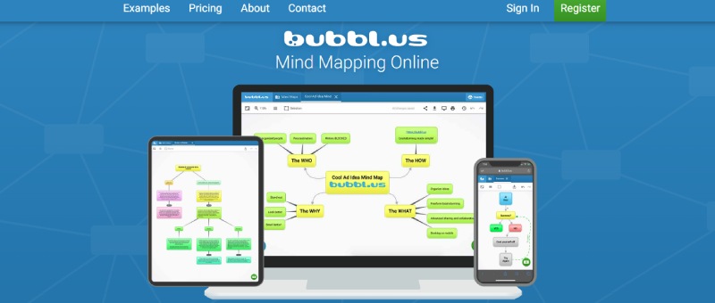 Bubbl.us Creador de mapas de burbujas