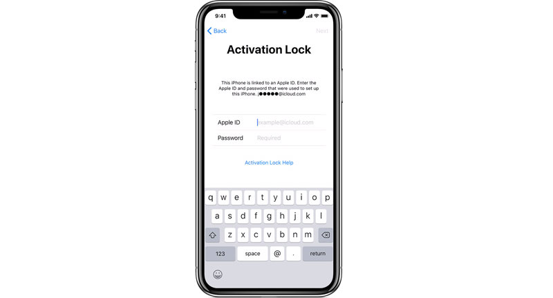 Omite la activación de iCloud con tu ID de Apple.
