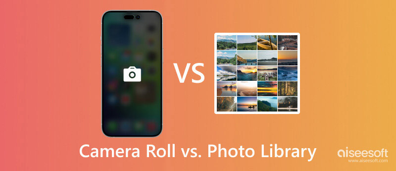 Rollo de cámara vs biblioteca de fotos