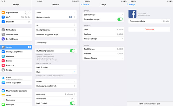 Cómo borrar la caché de Facebook en iPad