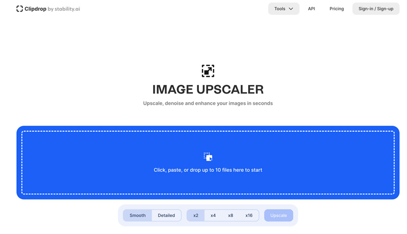 ¿Qué es Clipdrop Image Upscaler?