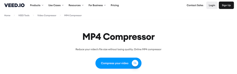 Compresor VEED MP4 en línea