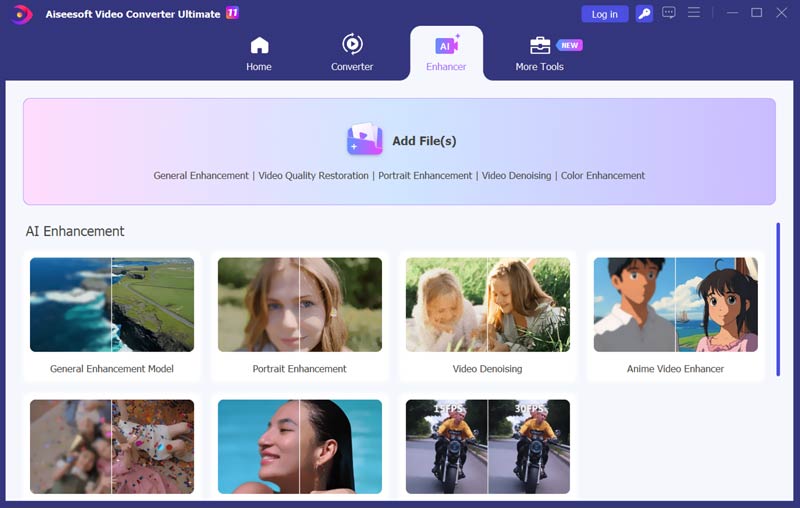 Añadir archivos de Ai Enhancer Vcu