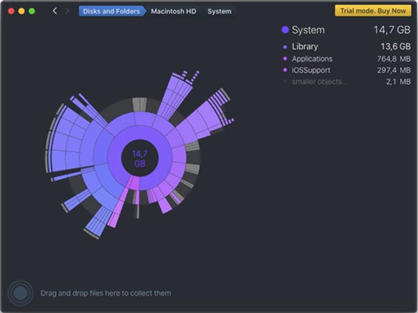 DaisyDisk Comprobar datos de Mac Liberar espacio