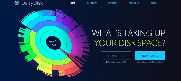 Sitio oficial de DaisyDisk