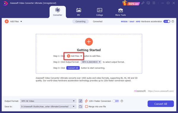 Video Converter Ultimate Agregar datos