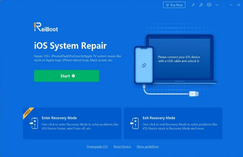 Reparación del sistema ReiBoot iOS