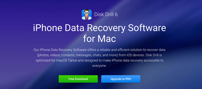 Recuperación de datos de iPhone con Disk Drill 6