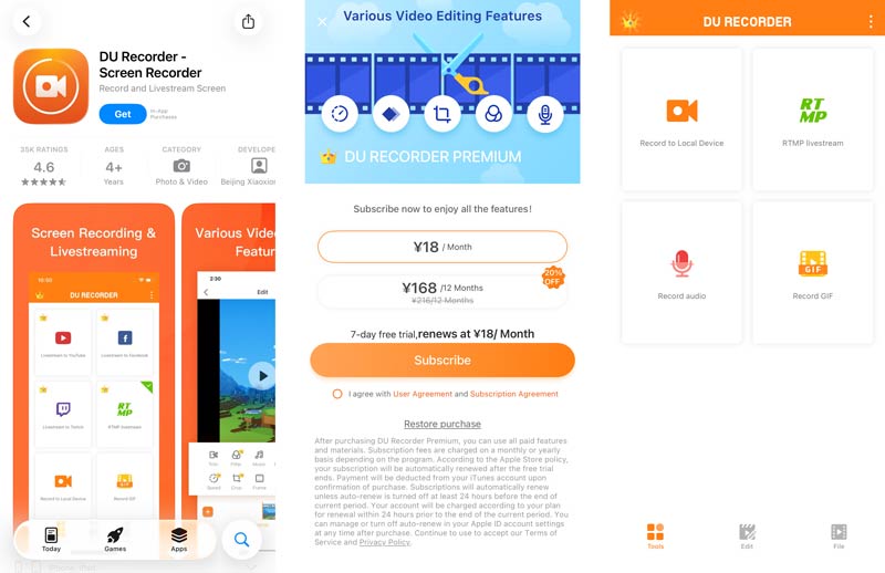 Descarga la aplicación Open Du Screen Recorder.