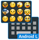 Teclado Emoji Android L