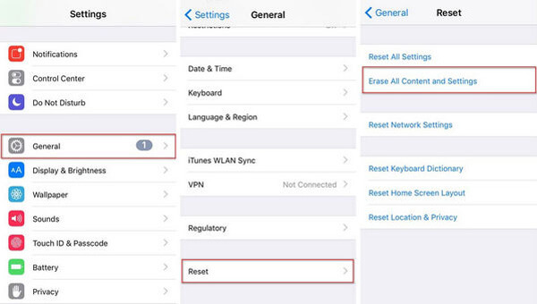 Restablecer iPhone a la configuración de fábrica