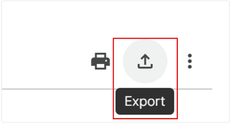 Haga clic en Exportar