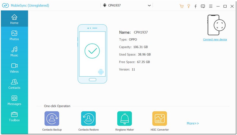 Conectar el teléfono a la PC