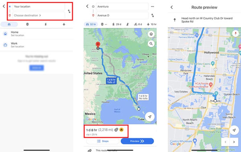 Encuentra la ruta más rápida Inicio Google Maps