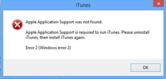 Error de iTunes 2