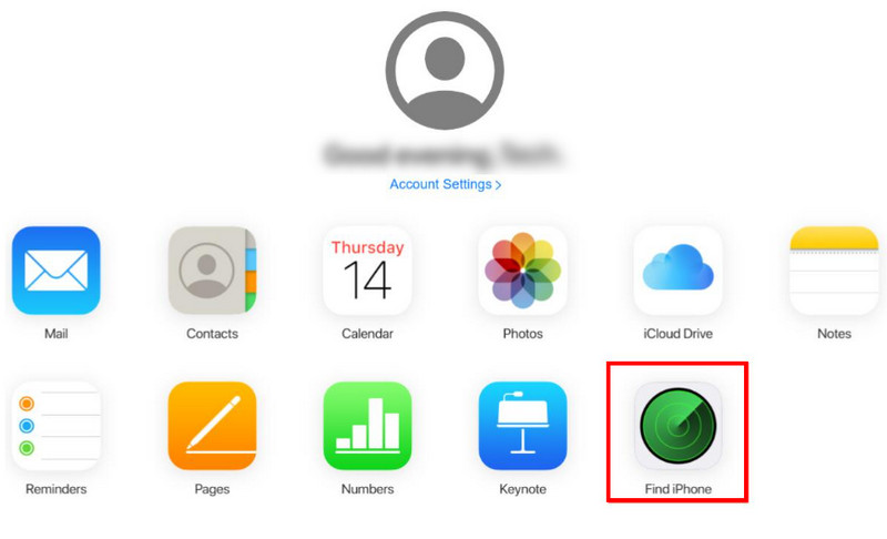 iCloud encuentra mi iPhone