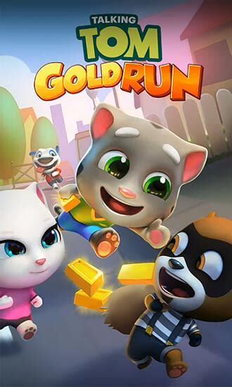 Talking tom corre por el oro