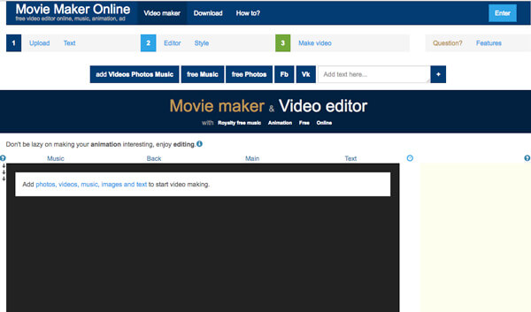 Movie Maker en línea