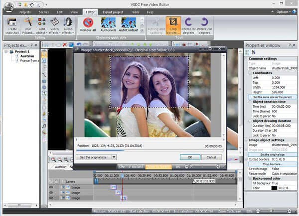 Editor de video gratuito VSDC