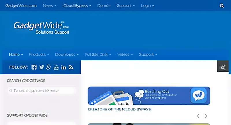 ¿Qué es el servicio de control en la nube de Gadgetwide?
