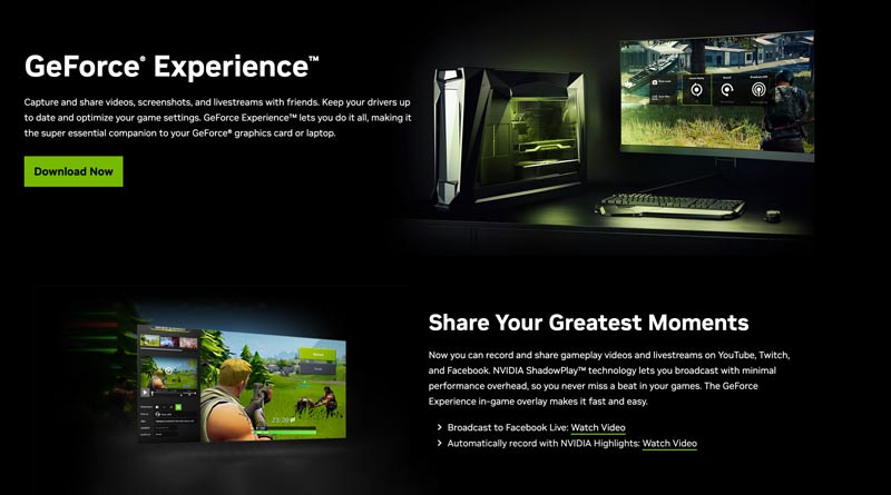 Descargar Experiencia GeForce