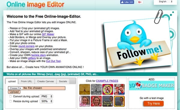 Editor de imagenes en linea