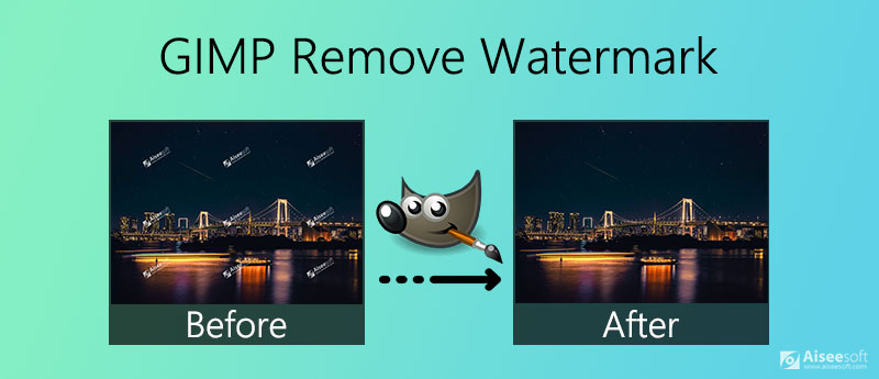 Eliminar la marca de agua con Gimp