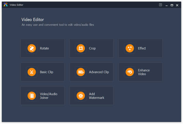 Editor de vídeo Aiseesoft