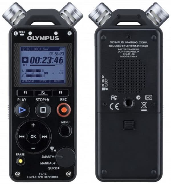 Grabadora de audio portátil Olympus LS 14