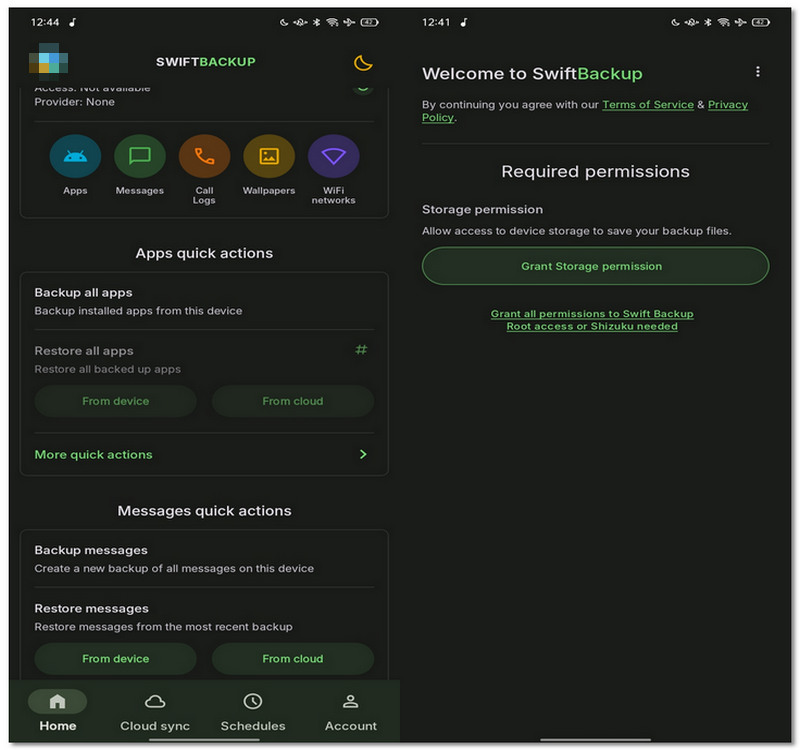 Copia de seguridad en Swift