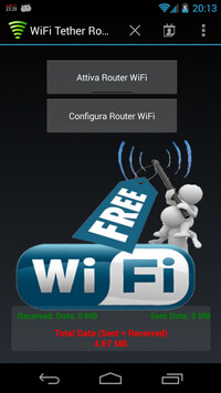 Enrutador de conexión Wi-Fi