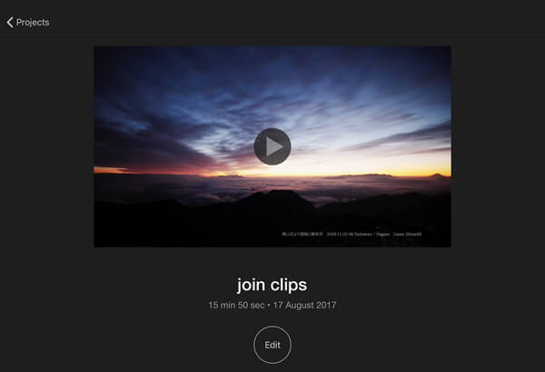 Unir clips en iMovie