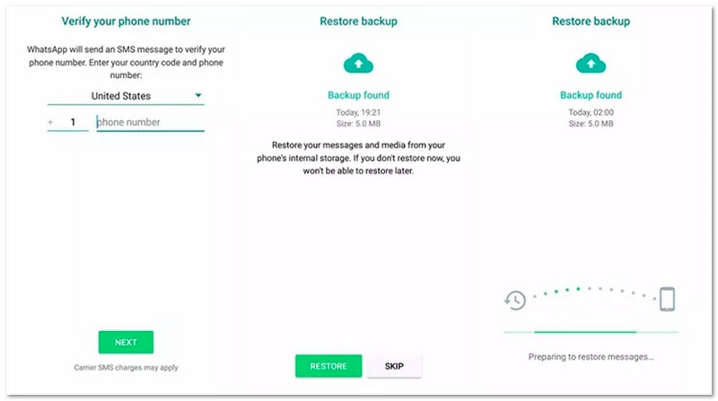 Restaurar copia de seguridad de Google Drive