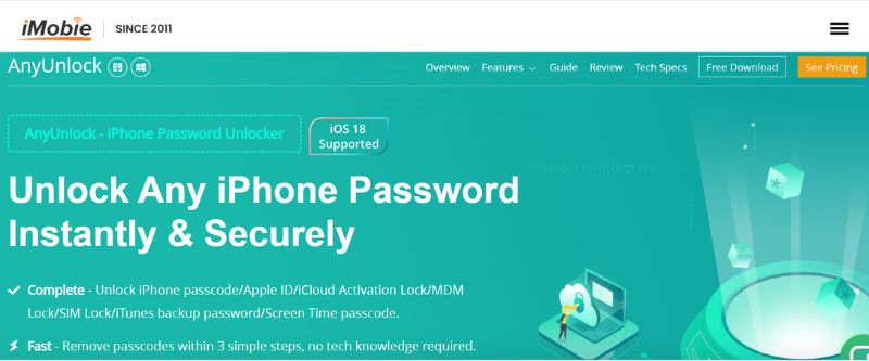 Eliminador de iCloud Anyunlock de Imobie