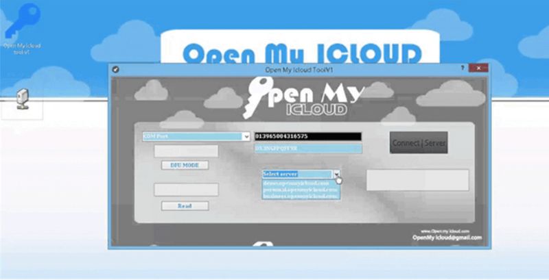 Abrir mi iCloud Eliminador de iCloud