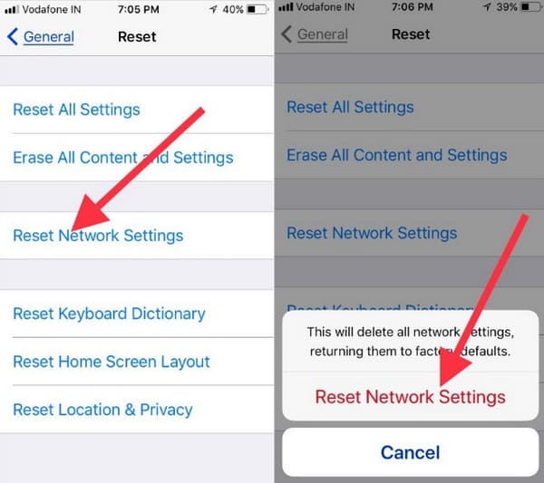 Restablecimiento completo y configuración de Wi-Fi