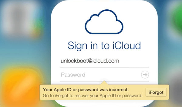 Restablecer contraseña de iCloud