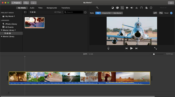 Importar video a iMovie