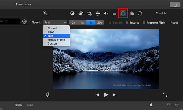 Hacer lapso de tiempo en iMovie