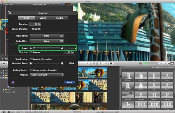 Lapso de tiempo iMovie 09