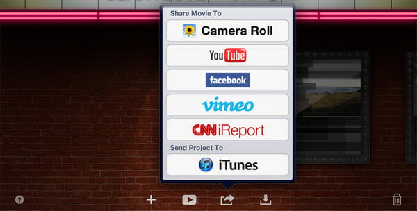 Compartir tráiler de iMovie iPad iPhone