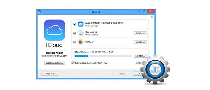 Instalar el panel de control de iCloud